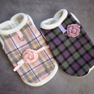 Plaided Harness Vest for Small Dogs
